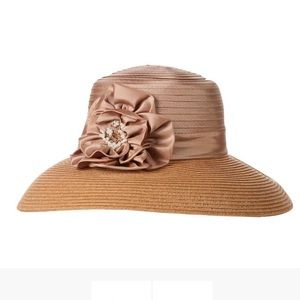 Like new Giovannio floral ribbon sun Kentucky derby Hat